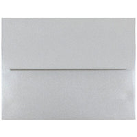 JAM Paper A2 Metallic Invitation Envelopes - 4.375" x 5.75" - Stardream Silver - 25 Pack-Colour: Stardream Silver