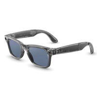 Ray-Ban Meta - Lunettes Wayfarer Gen 2 AI - Verres Transitions Saphir - Monture Gris Transparent Brillant-3K Ultra HD pour la vidéo la plus haute résolution