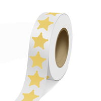 JAM Paper Standard Label Rolls - Sheriff Star - 2 3/4 x 2 3/4 - Gold Metallic Foil - 125 Labels/Roll-Colour: Durable Gold Shiny Foil | Make your mail stand out with colourful shipping address labels.