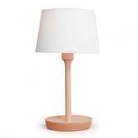 Decent Living - Lampe de table à pied en bois - Paquet de 2-Tension nominale : 110 V CA / 3 A