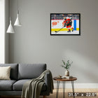Travis Konecny Philadelphia Flyers - Framed Canvas - 31" x 22"-Ready to hang - arrives fully assembled