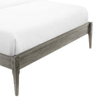 Modway June Wood Full Platform Bed Frame - Grey-Assembly Required