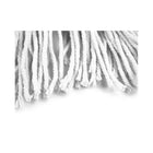Globe Commercial Syn-Pro Synthetic Wet Mop - Narrow Band - 20 oz - Cut End - White-4-ply yarn and true weight mop