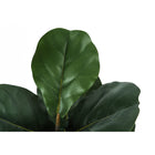 Monarch Specialties 49" Artificial Indoor Fiddle Tree - Floor - Black Pot-5 year limited warranty against manufacturer's defects