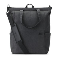 Bugatti Madison Convertible Bag - Grey-Made of 100% nylon with vegan leather trims