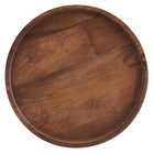 Modway Chiro Round Wood Side Table - Walnut-6