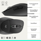 Logitech - Signature Comfort Plus MK880 ensemble clavier et souris sans fil - Noir-Connexions simples : le clavier et la souris sans fil se connectent par couplage Bluetooth et peuvent basculer entre trois appareils avec Easy-Switch , un ensemble clavier et souris idéal pour une utilisation toute la journée et une polyvalence assurée