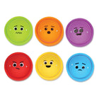 Learning Resources Rainbow Emotions Fidget Poppers Classroom Set - Set of 24-Ages and skills: Specially designed with little ones in mind, the Rainbow Emotion Fidget Poppers help kids as young as 3 build essential social-emotional learning and sensory skills!