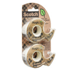 Scotch Magic Greener Tape with Dispenser - 0.75 in W x 550 in L - 2 Roll Pack-Matte-finish, invisible tape