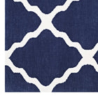 Modway Marja Moroccan Trellis Area Rug - 8 ft W x 10 ft L - Navy/Ivory-100% Polyester Microfiber