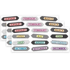 Ashley Productions Magnetic Die-Cut Timesavers & Labels - Months of the Year - Black and White - 3 Pack-Easy to clean