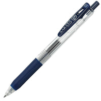 Sarasa - Stylos rétractables à encre gel avec pince - 0,5 mm - bleu noir  -Encre gel