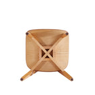 Manhattan Comfort Versailles 18.5" Industry Chic Round Back Dining Chair - Nature - Set of 4-10