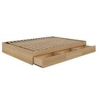 Nexera 3-Drawer Storage Bed Frame - Full Size - Natural Maple-Can be paired with different Nexera full size headboards to create a complete bed set. (sold separately)