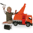 KSM LENA Toys Powerful Giants Garbage Truck-Best for children age 3 and up; product Dimensions: 28'' L x 11'' W x 14'' D