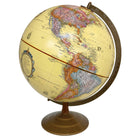 Replogle - Globe terrestre antique Globemaster 12 po avec méridien en métal et semi-méridien - Anglais-Cartographie à jour