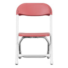 Flash Furniture – Chaise pliante en plastique pour enfants, bourgogne, 10/pqt-Léger pour faciliter la manipulation par l’enfant