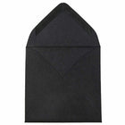 JAM Paper Mini Square Invitation Envelopes - 3.125 x 3.125 - Black Linen - 25 Pack-Perfect for Greeting Cards, Invitations, Weddings or any announcement