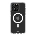 AXS - PROShield Plus etui transparent compatible avec MagSafe teste contre les chutes pour Apple iPhone 14 Pro, Givre-Coins renforces subtils absorbant les chocs