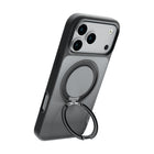 TUFF8 Glide360 Mag Case for iPhone 17 Pro Max - Smoke Black-Improve Grip: Acts as a ring for better grip and hold