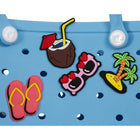Merangue Large Charms - Summer - 4 Pack-Ideal for decorating bags, keychains, and more