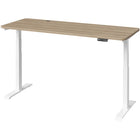 MotionGrey - Bureau assis-debout électrique à double moteur, réglable en hauteur, 165 po de largeur - Cadre blanc-MotionGrey Bureau assis-debout électrique réglable en hauteur à double moteur allemand pour ordinateur et bureau - Cadre noir avec plateau (165 cm x 60 cm x 2,5 cm)