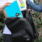 BAZIC Products - Sac à dos classique 17 po rouge, paquet de 2-Idéal pour les écoles, les stades et les voyages