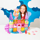MAGNA-TILES Castle DLX 48-Piece Magnetic Construction Set-Great for Gifting: Makes a great gift for castle-loving kids ages 3+. 