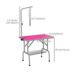 PawHut Dog Grooming Table with 8-39" Height Adjustable Arm-Crafted from durable materials for long-lasting