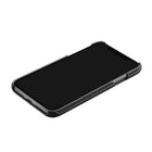 Gry Mattr - Étui en tissu GMF7MB pour iPhone 11/XR - Pinstripe au charbon-Accès complet aux ports et boutons