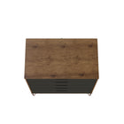 Manhattan Comfort Rockefeller Mid-Century Modern Bedroom Dresser 2-Piece Set - Nature/Textured Grey-10
