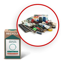 TerraCycle Art Supplies - Zero Waste Box - Medium-Recycle any brand and size of plastic paint brushes, paint trays, and other painting tools.