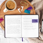 Mead West Village Journal with Pen, Magnets - 8" H x 6" W - 80 Sheets-Convenient Page Access: Ribbon bookmark keeps your place and supports efficient daily use