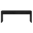 Hudson&Canal Lawrence 48"W Rectangular Coffee Table - Black Grain-Table is made of high-quality and durable MDF and PVC materials