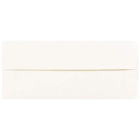 JAM Paper #10 Business Envelopes, 4 1/8 x 9.5, Parchment White Recycled, 100 Pack (900829012g)-White