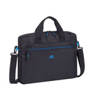 Rivacase Regent 14"Laptop Bag - Black-Ultra slim, compact bag at entry price level is compatible with Laptops with screen up to 14"