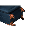 Champs Luggage Classic Collection 3-Piece Soft Side Set, Navy (C5010-Navy)-8-360 degree Spinner Wheels