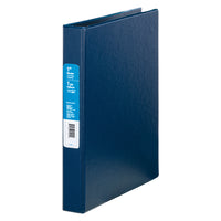 Staples 1" 3-Ring Economy Binder - Blue-Light use binder