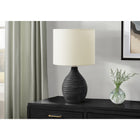 Monarch Specialties 17" H Contemporary Table Lamp - Grey Resin / Ivory / Cream Shade-The elegant ivory fabric shade diffuses light beautifully, creating an inviting ambiance that brightens up any end or side table, nightstand, or console table