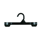 Eddie's 10" Bottom Hangers With Push Clips and Plastic Hook - Black - 200 Pack-Bottom Hanger With Push Clips and Plastic Hook