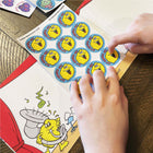 TREND All in Good Pun Retro Scratch 'n Sniff Stinky Stickers + Album-Stickers are easy to peel from their backer sheet. They're acid-free, nontoxic, and photo-safe.