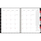 Hockey Canada 2026-2027 Weekly/Monthly planner - 11" H x 9" W - Red-12 months of WM academic planning July 2026 - June 2027