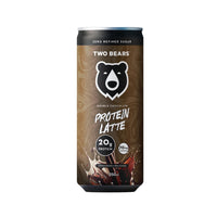 Two Bears Protein Latte Double Chocolate - 250 mL - 12 Pack-Proudly Canadian: Born in Canada, brewed with care, we craft each can with Canadian values - bold, kind, and a little wild
