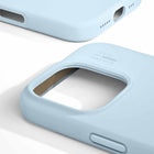 Ideal of Sweden Silicone Case MagSafe iPhone 16 Pro Max - Light Blue-Raised edges to protect camera & screen