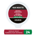 Van Houtte Original House Blend  Medium Roast - Decaf - K-Cup Coffee Pods - 24 Pack-Compatibility: contains genuine k-cup pods, engineered for guaranteed quality and compatibility with all Keurig k-cup coffee makers.
