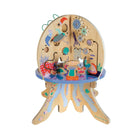 Manhattan Toy Wooden Activity Center Deep Sea Adventure-Includes 4 quadrants in the shape of a jellyfish with a variety of activities