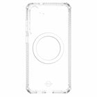 ITSKINS Hybrid_R Clear Case Compatible with MagSafe for Galaxy S25 - Transparent-Rigid back