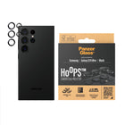 PanzerGlass Camera Lens Protector Hoops for Samsung Galaxy S24 Ultra - Black-Using HD glass to ensure high picture perfect quality