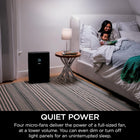 Shark HE401C 4-Fan Air Purifier with HEPA Filter-TRACKS & ADJUSTS AUTOMATICALLY: Clean Sense IQ tracks air quality & auto-adjusts to constantly maintain clean air in your home. The easy-to-use control panel displays data in real time.