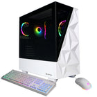 CyberPowerPC Gamer Master Gaming Desktop - AMD Ryzen 5 8400F - GeForce RTX 5060 8 GB - 16 GB DDR5 RAM - 2 TB SSD - White-AMD Ryzen 5 8400F 4.2GHz (Max 4.7GHz)
